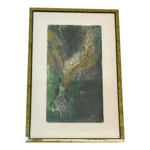 Abstract Oil Painting by Stevan Kissel 20th C.