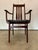 1960s A Danish Pair of High-Backed Dining Table Chairs With Armrests For Sale - Image 4 of 18