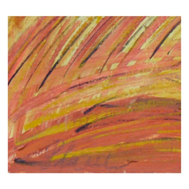 Modernist Wheat Sheaves Landscape by Eleanor Walls Plau For Sale In Monterey, CA - Image 6 of 6
