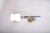 Metal Black Lacquered Horn-Form Wall Lamp with Brass Mount and Opaline Glass Shade, 1950s For Sale - Image 7 of 8