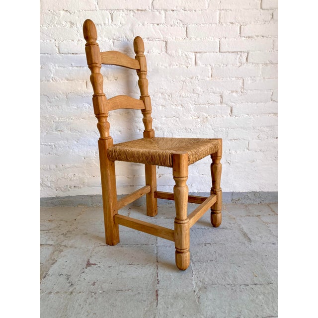 Light Yellow Natural Straw Chairs, Italy, 1970s, Set of 2 For Sale - Image 8 of 16