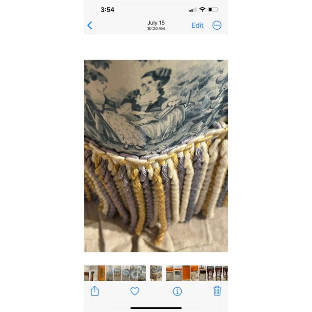 Mid 20th Century Custom Designer Ottoman For Sale In Boston - Image 6 of 6