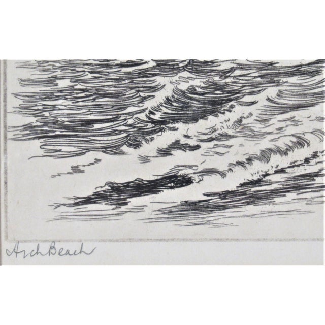 Printmaking Materials Harley DeWitt Nichols, Arch Beach, California, Circa 1910 For Sale - Image 7 of 10