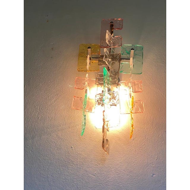 Multicolors Handmade C Wall Sconce by Simoeng For Sale - Image 10 of 13
