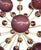 Italian 21st Century Nova Polished Brass Frosted Amethyst Murano Sputnik Chandelier by Fabio LTD For Sale - Image 3 of 4