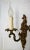 Baroque Vintage German Brass and Plastic Sconce, 1970s For Sale - Image 3 of 9