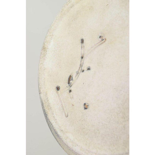 Vintage Low Stoneware Bowl with Light Glaze by Svend Hammershøi for Kähler, 1930s For Sale - Image 4 of 5