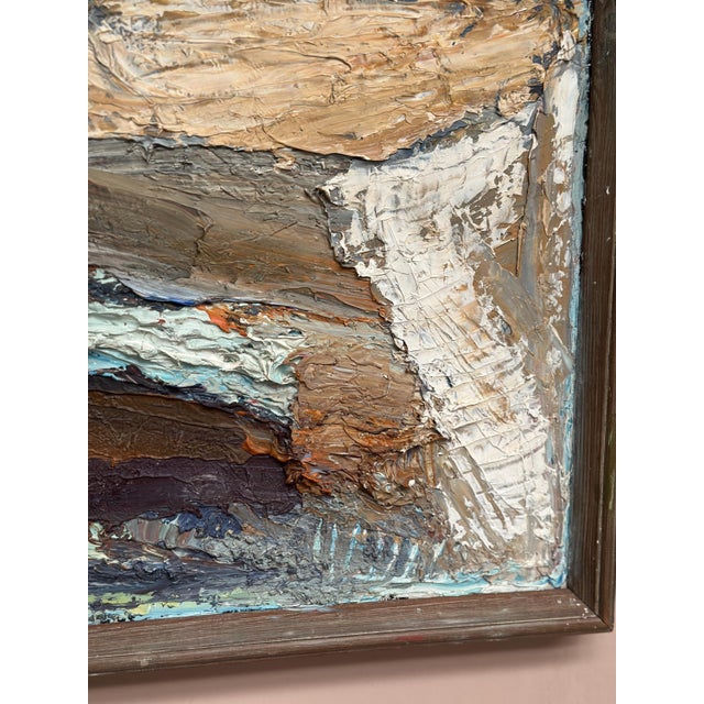 Swedish Artist, Abstract Composition, 1950s, Oil on Canvas, Framed For Sale - Image 11 of 18