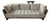 Roche Bobois Large 3 Seater Pagoda Style Sofa For Sale