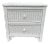 Coastal Regency Henry Link 2 Drawer White Wicker Nightstand by Lexington For Sale