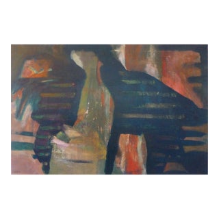 "Whistler's Mother" Abstract Oil and Acrylic Painting by Scott Spencer For Sale