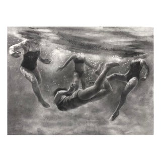 Patsy McArthur, The Magic Cove, Charcoal Drawing, 2019 For Sale
