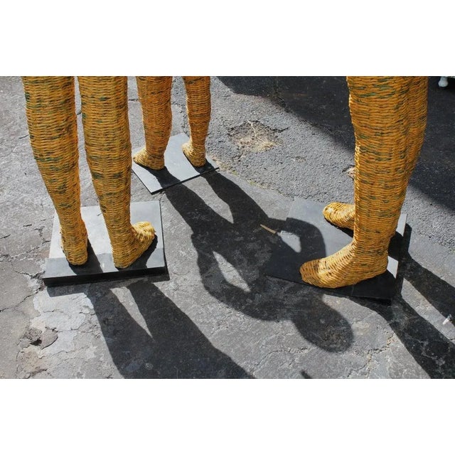 Brown Rolled Newspaper Family by Fernandez For Sale - Image 8 of 11