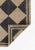 Contemporary Erin Gates by Momeni Orchard Court Checker Black Hand Woven Wool and Jute Area Rug 2'3" X 12' Runner For Sale - Image 3 of 12