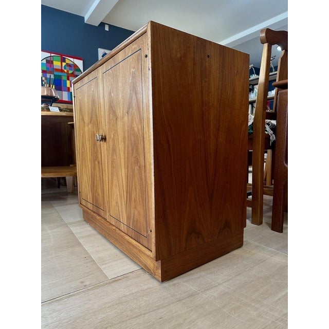 Mid-Century Modern Drexel ‘Declaration’ Record / Storage Cabinet by Kipp Stewart For Sale - Image 3 of 11