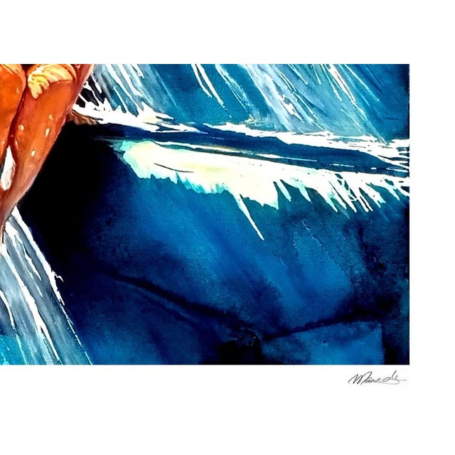 Maude Ovize, Divine Moment, 2022, Silkscreen Print For Sale - Image 6 of 7