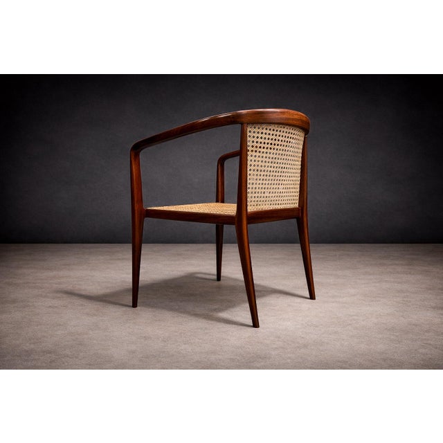 Attributed to John Graz (1891–1982), this armchair is a rare example of early Brazilian modernist seating, produced in the...