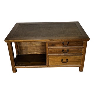 Chinese Contemporary Coffee Table With Storage Designed by Michael Chung For Sale