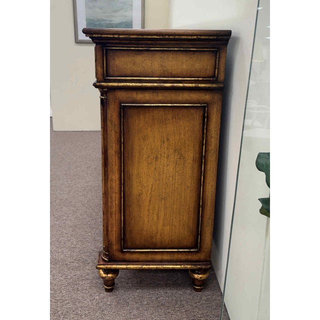 Late 20th Century John Richard Eglomise Sideboard With Botanical Brass Overlay For Sale - Image 5 of 13