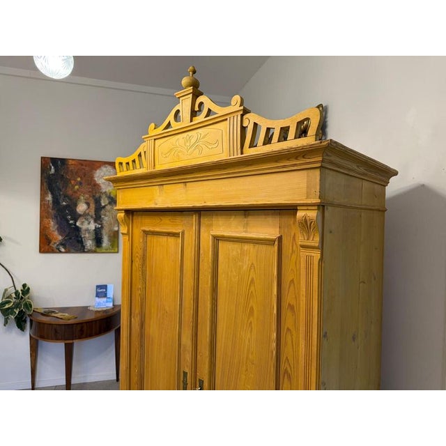 Farmhouse Wardrobe in Softwood For Sale - Image 12 of 18