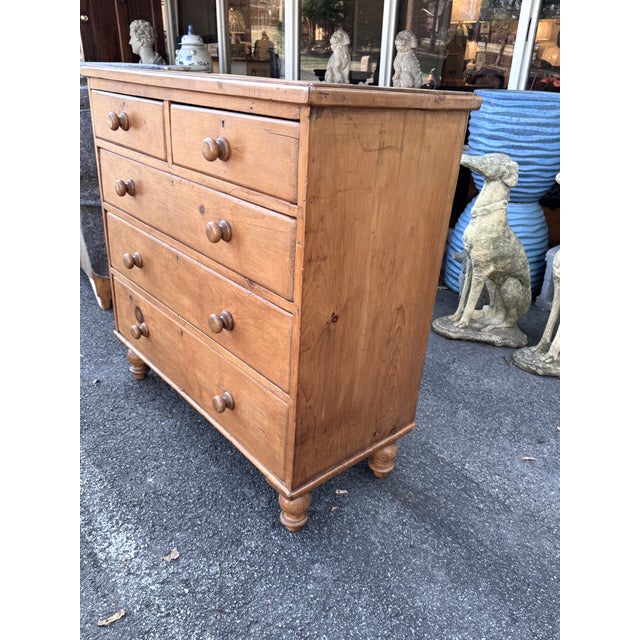 19th Century Pine Chest of Drawers For Sale - Image 12 of 13