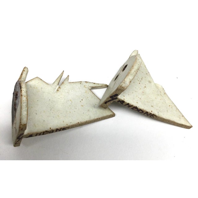 1970’s Pair of Cat Sculptures by Bruno Gambone For Sale - Image 11 of 12