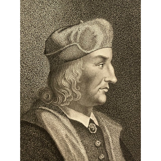 French Country Original Portrait Engraving by Andrew Birrel 1799 For Sale - Image 3 of 4