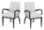Contemporary Ebonized Armchairs, Pair For Sale