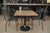 Vintage Oak Bistro Table, 1960s For Sale - Image 3 of 12
