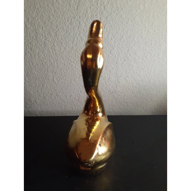This is a GORGEOUS Weeping Gold 8" Swan Figurine. Procured at auction BOX 37