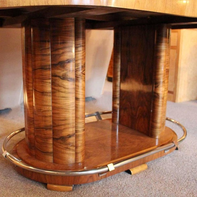Vintage Art Deco Extendable Table, 1930s For Sale - Image 4 of 10
