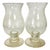 Bubble Glass Candleholders, France, 1970, Set of 2 For Sale