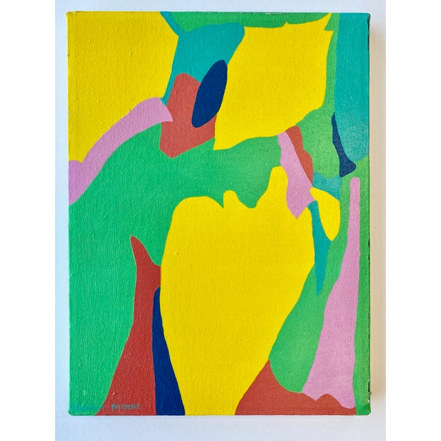 Postmodern 1980s Postmodern Abstract Painting For Sale - Image 3 of 7
