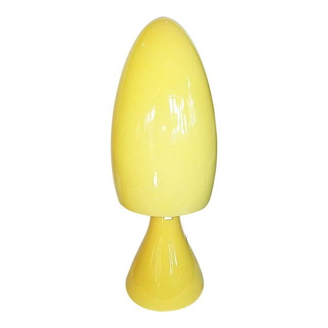 1980s Murano Blown Glass Mushroom Table Lamp, Barovier & Toso For Sale