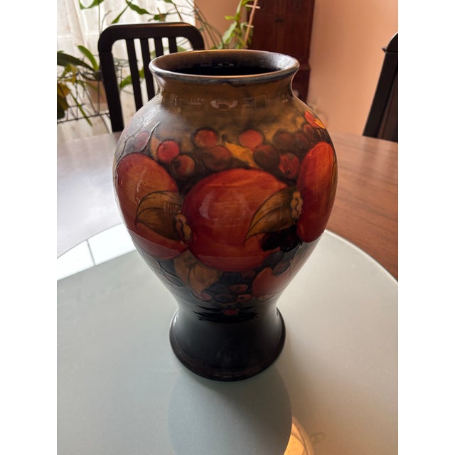 William Moorcroft Very Large Pomegranate Pattern Vase For Sale - Image 4 of 9