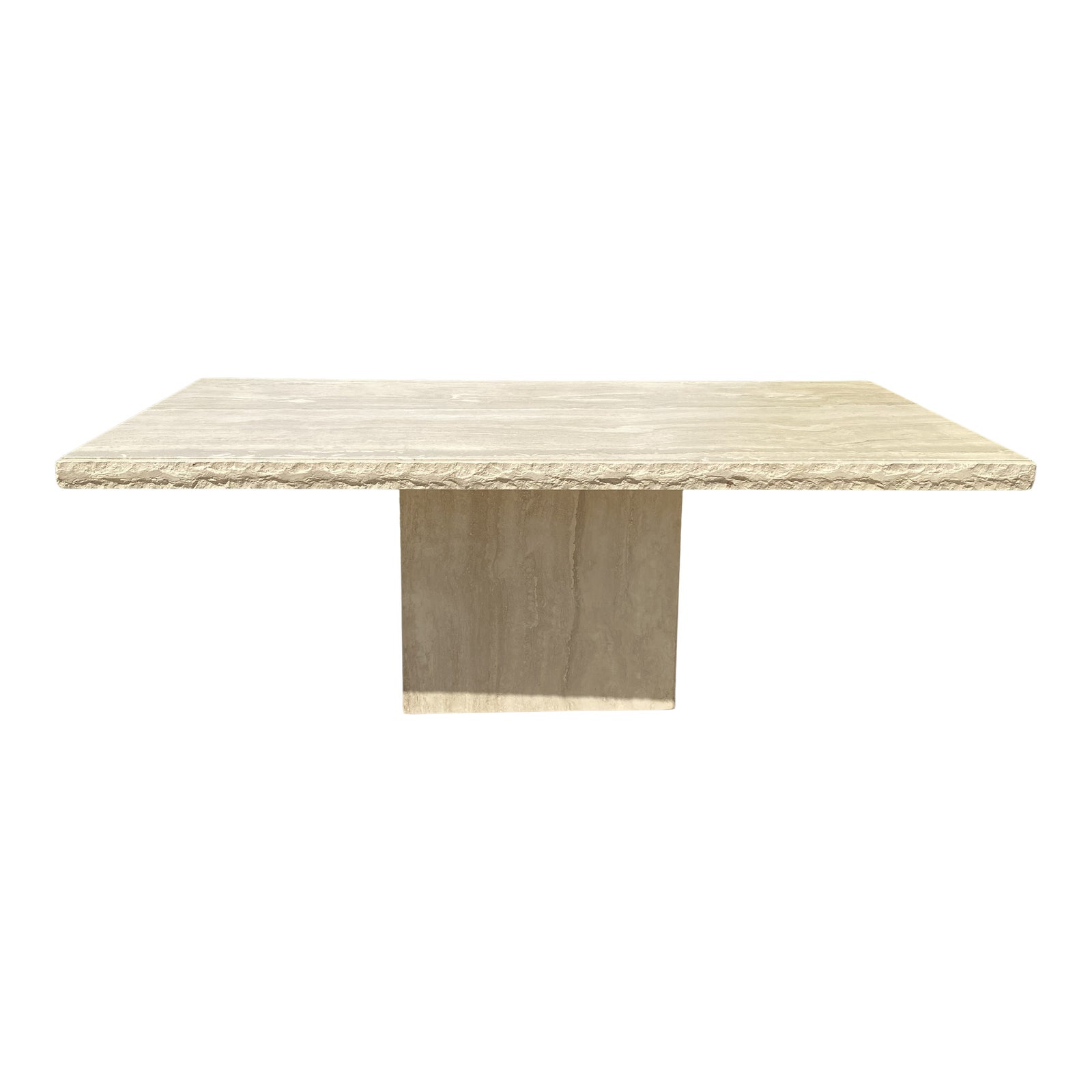 1960s MidCentury Travertine Dining Table Chairish