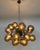 21st Century Ovale Polished Nickel Smoky Bubbles Murano Sputnik Chandelier by Fabio LTD For Sale - Image 6 of 6