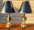Bronze Vintage Italian Brevettato Gilt Bronze and Marble Table Cherubs Table Lamps -- a Pair For Sale - Image 8 of 8