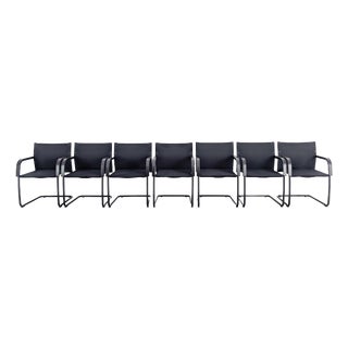 Vintage AC3 Cantilever Chairs by Antonio Citterio for Vitra, Set of 7 For Sale