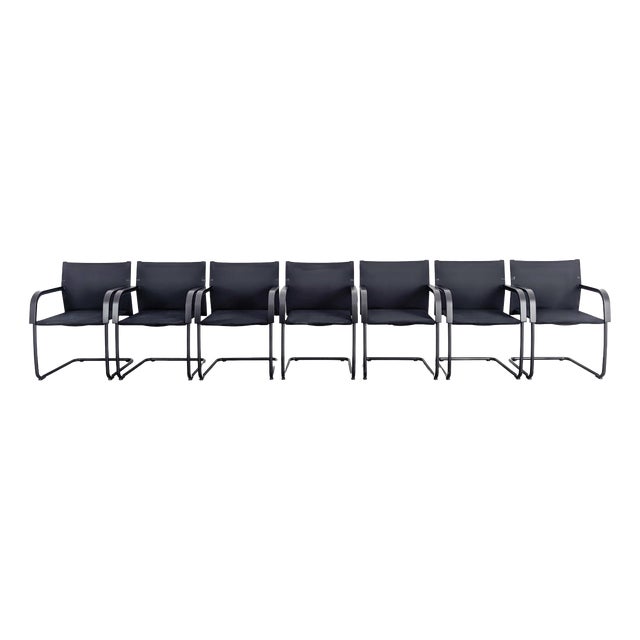 Vintage AC3 Cantilever Chairs by Antonio Citterio for Vitra, Set of 7 For Sale