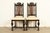 Berkey & Gay Antique English Jacobean Carved Walnut Side Chairs or Dining Chairs, Pair For Sale - Image 14 of 14