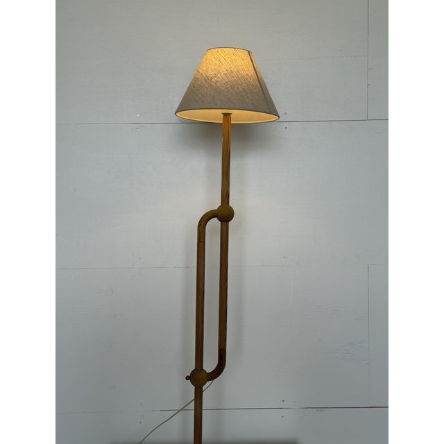 Swedish Adjustable Pine Floor Lamp, 1970s For Sale - Image 5 of 8