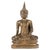 Gold Seated Buddha, 18th Century-19th Century, Bronze with Traces of Gilding For Sale - Image 8 of 8