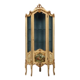 Baroque Corner Display Cabinet For Sale
