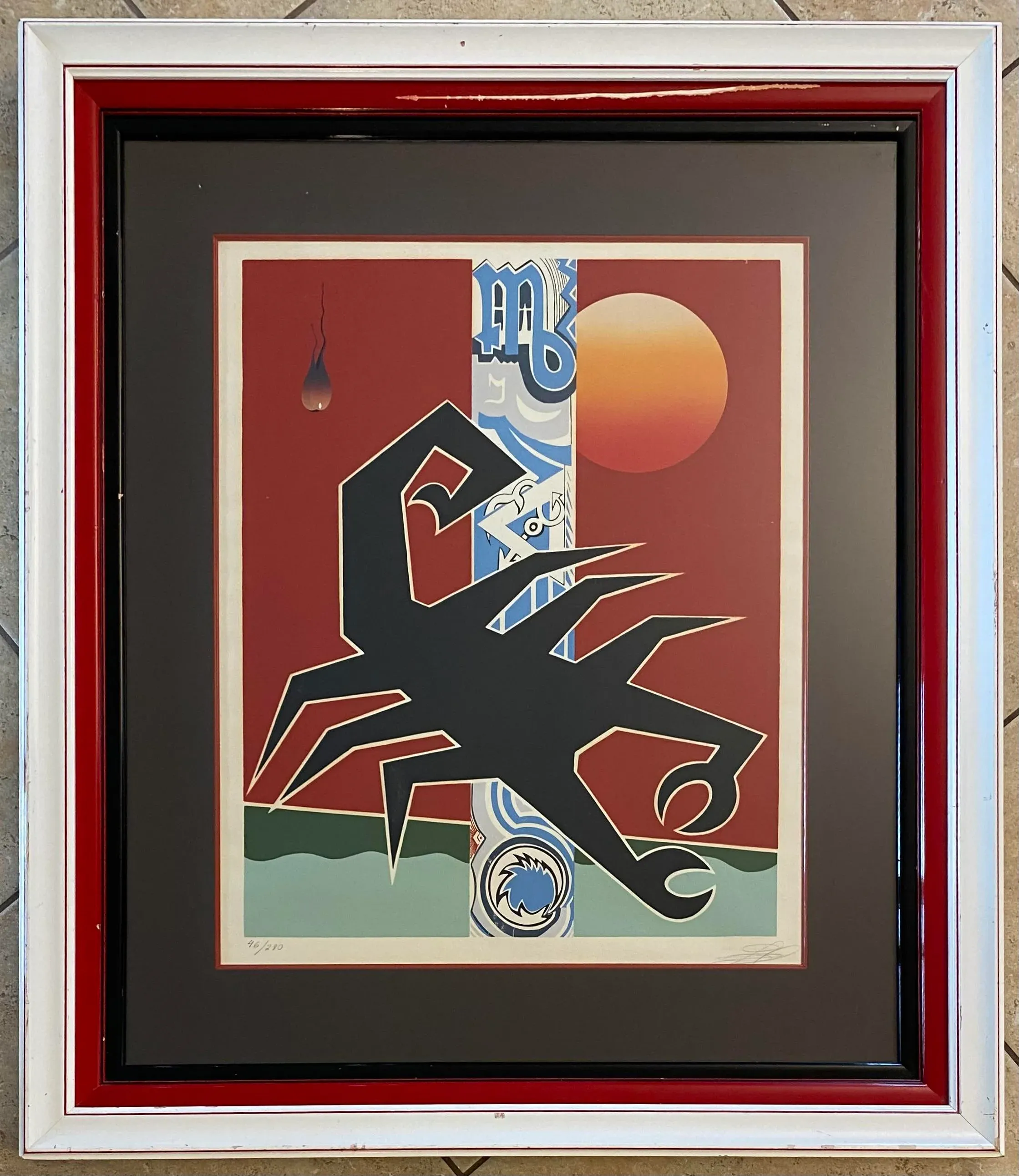 Shepard Fairey Style Original Lithograph by Waykeri Rawlinson