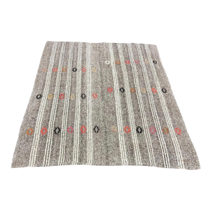 Tribal Anatolian Neutral Kilim Rug