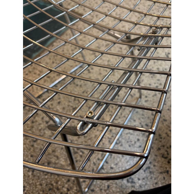 Chrome-Plated Side Chairs by Harry Bertoia for Knoll, 1970s, Set of 4 For Sale - Image 15 of 18