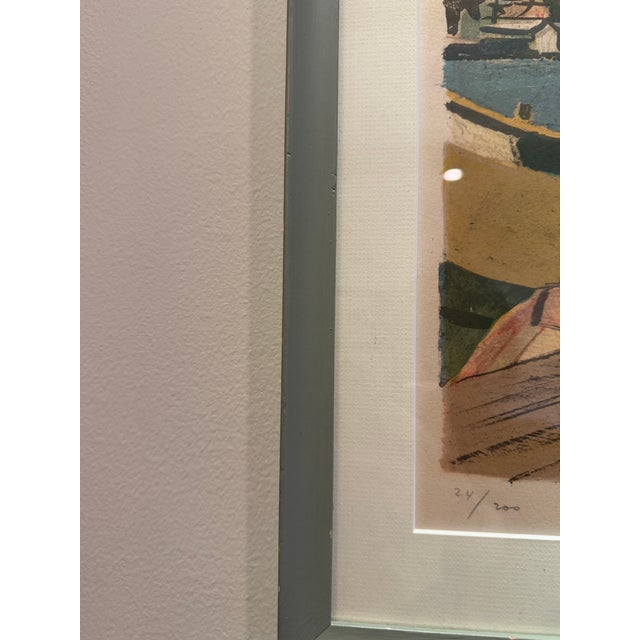 Wood Adrien Holy Original 1957 Mid-Century Lithograph For Sale - Image 7 of 8