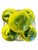1990s Spanish Glazed Ceramic Yellow & Green Fruit Basket Centerpiece For Sale - Image 4 of 8