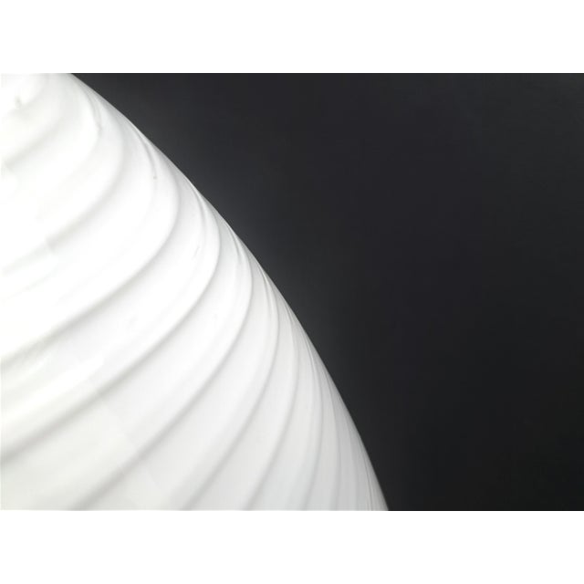 Glass Egg-Shaped Murano Glass Lamp from Manifattura Di Murano, 1970s For Sale - Image 7 of 9